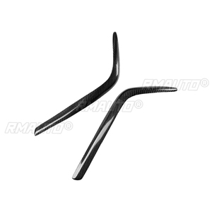 ฝาครอบตกแต่งไฟหน้ารถยนต์คาร์บอนไฟเบอร์ 1 คู่ สำหรับ Mercedes-Benz W202 C-Class C180 C220 C240 C280 C36 ปี 1994-2000 - Product Image 2