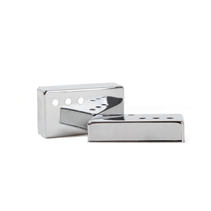 楽器アクセサリー、クロームギターピックアップカバー（3つのオフセット穴付き）、50/52mm、カスタマイズ可能なギターケースアクセサリー - Product Image 3