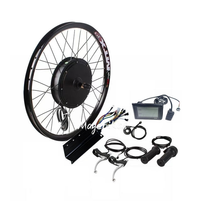 29inch 27.5inch MTX 39 Rim Wheel Motor Conversion Kit 72v 3000w 2000w 1500w 52v 60v Electric Motorcycle Hub Motor Kit LCD