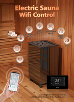 Calentador de sauna seca finlandesa OEM ODM de fábrica con WiFi y APP, 4.5KW, 6KW, 9KW, 12KW, 15KW, 18KW