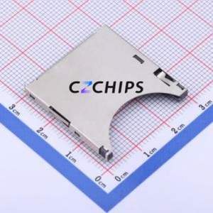 SD-111S SD Card / Memory Card Connector SMD Connector Self-Return Type Standard SD Card Card Holder 2.82mm - Product Image 1