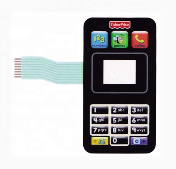 DIY наклейки, цифровая офсетная печать, многослойная переключатель мембраны, используемая на детских игрушках