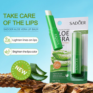 Oem Odm commercio all'ingrosso Sadoer Baeuty prodotto naturale <span class=keywords><strong>labbra</strong></span> biologico Aloe Vera idratante <span class=keywords><strong>balsamo</strong></span> per le <span class=keywords><strong>labbra</strong></span> - Product Image 3