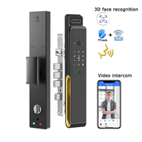 Cerradura Inteligente EY-K900 con Wi-Fi, Reconocimiento Facial 3D, Control por Aplicación y Contraseña, para Madera/Acero/Latón/Acero Inoxidable