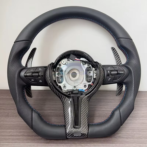 厂家批发适用于宝马F30 F32 F10 F20 F07 F01 M3 M4 M5方向盘的<span class=keywords><strong>M</strong></span>性能真皮方向盘 - Product Image 1