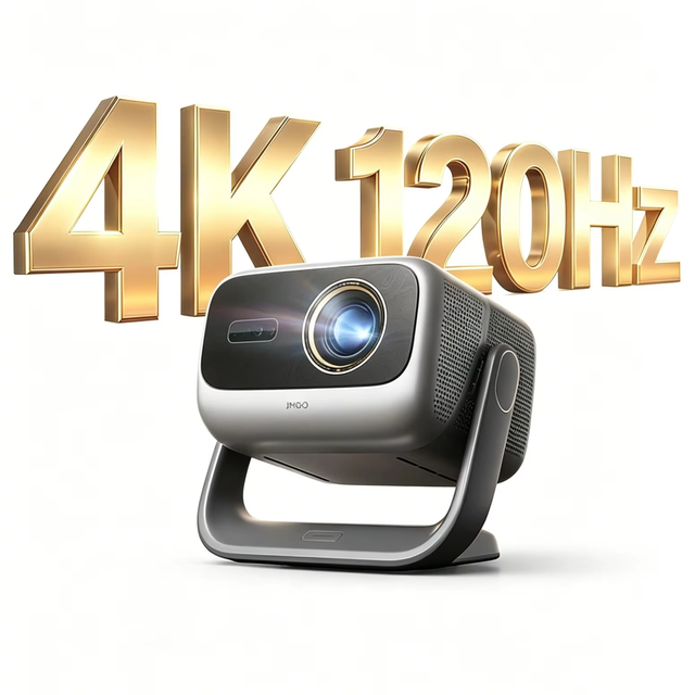 JMGO N5S Ultra Max 4K UHD Laser Projector 5600 Lumens Android 14 WiFi 7 3D Smart Home Theater DLP HIFI Stereo Smart Projecteur
