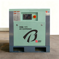 Nuevo Modelo 2025 Compresor de Aire de Tornillo Portátil 11kw 15HP 40% Ahorro de Energía Precio Directo de Fábrica Motor para la Industria Automotriz