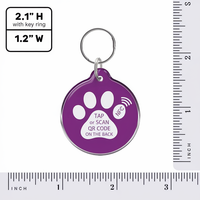 Vente en gros d'animaux de compagnie personnalisés Nfc Smart Pets Nom Id Qr Code Tags Pet Nfc Métal