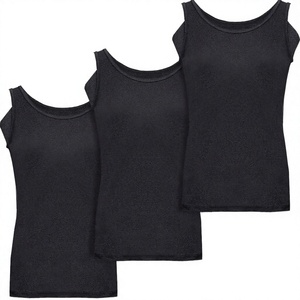 Paquete de 2 Camisetas sin Mangas, Cuello Redondo, Secado Rápido, Tejido de Algodón y Poliéster, Estilo Deportivo y Urbano - Product Image 1