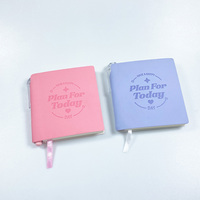 Neuankömmling Custom Planner Mini Pocket Notebook A5/A6 Größe Weiche Leder abdeckung Journal Thread Sewing Binding
