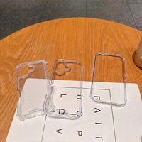 Défendre étui pour iPhone16 Pro Max 3 en 1 multicouche Transparent clair PC + TPU étui de protection complet pour 15 14 13 12 11