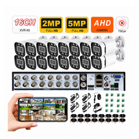 Système de surveillance domestique 16 canaux TSEye, étanche IP67, suivi de mouvement humain, audio unidirectionnel, micro intégré