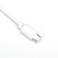 Kabel Charger Ponsel Android V8 5P Micro USB Type-C Inti Tembaga Murni Pelindung Anyaman Berlapis PVC-Panjang Dapat Disesuaikan