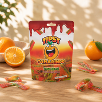 Sachet Mylar Personnalisé Refermable Qualité Alimentaire Mat Autoportant Facile à Déchirer Emballage UV Sélectif Feuille d'Aluminium Vente Directe Usine