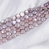 Perles d'eau douce violettes naturelles de qualité 3A 12-13mm en gros pour la fabrication de bijoux