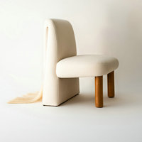 Milieu du siècle moderne refroidissement mariage événement Banquet salle à manger chaise crin de cheval frange hôtel en bois maquillage vanité gland chambre