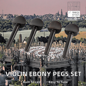 Wholesale Price QinYou <strong>Model</strong> 01VE Violin <strong>Ebony</strong> Accessories Peg Tuners and a Set of 4 - Product Image 2