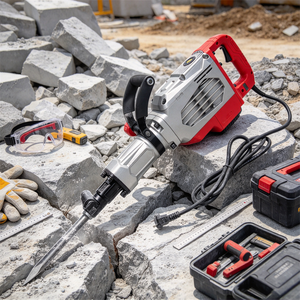 Martillo Demoledor <span class=keywords><strong>de</strong></span> 1800W para Trabajo Pesado, para Romper Pisos <span class=keywords><strong>de</strong></span> Concreto y Roca - Product Image 1