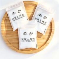 Kit de protection pour coloration capillaire DIY à domicile, 4 pièces, avec gants jetables robustes, bonnet de bain, protège-oreilles et cape - Anhui