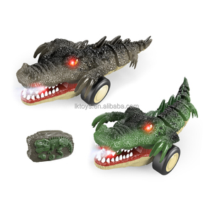 Jouets LK, crocodile télécommandé 2,4 GHz, rotation à 360 degrés, avec lumière, son et pulvérisation - Product Image 1