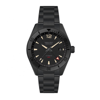 Jam Tangan Pria Sporty Mewah Berkualitas Tinggi, Anti Air, dengan Tali Baja Tahan Karat, Mesin Jepang Nh34 GMT