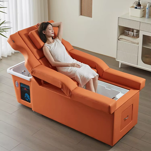 Cama de Masaje Portátil Ecológica de Diseño Moderno 2026 con Lavabo de Cerámica, Equipo de Pedicura y Champú para Salones de Belleza y Peluquería - Product Image 2