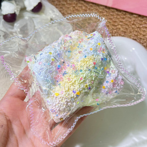 ของเล่นบีบซิลิโคนเกรดอาหารอย่างดี รูปเค้ก ครีมโมจิสีพาสเทล ของเล่นบีบมือทำ บรรเทาความเครียด ของเล่นสัมผัส บรรจุภัณฑ์พร้อมขายปลีก - Product Image 3