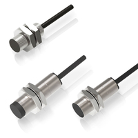 Sakelar Sensor jarak Sensor logam induktif silinder Flush jarak dekat TLF18-08PO-E2 AKUSENSE