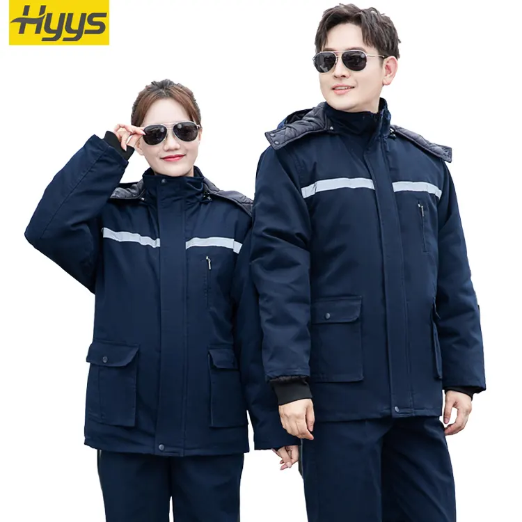 Fabriek Warme Jassen Mannen Winter Werk Jas Kleding Fabriek Uniform Werk Pak Werk Jas