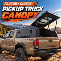 Capot de camionnette en aluminium à dos en coin pour Jeep Gladiator JT, protection de chargement tout-terrain