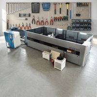 Machine de découpe laser 3D à fibre optique, type portique, double entraînement, servomoteur Yaskawa, refroidissement par eau, contrôle Cypcut, découpe de métaux AI/BMP