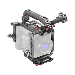 Kit de <span class=keywords><strong>cage</strong></span> métallique <span class=keywords><strong>SmallRig</strong></span> 4571 pour Sony BURANO, comprend un support d'écran, une poignée supérieure, des trépieds, une poignée de prise en main et un support d'épaule pour la prise de vue - Product Image 1