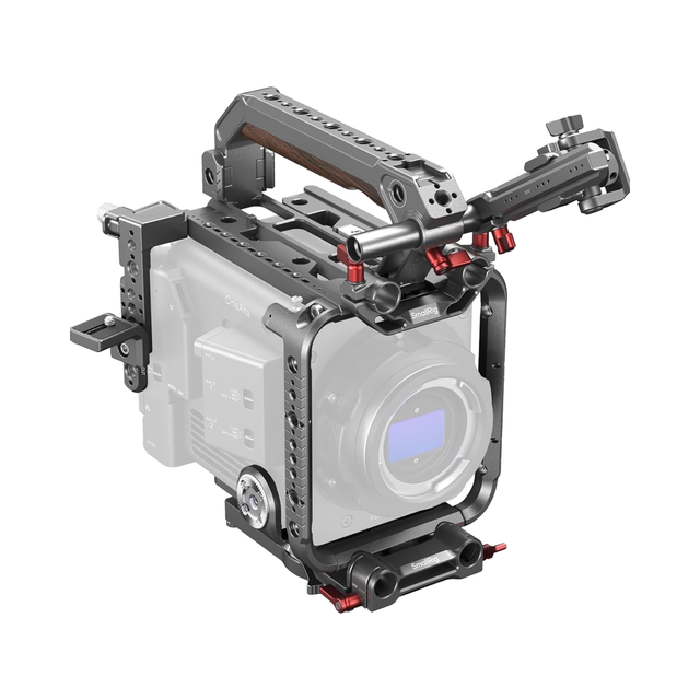 For SmallRig 4571 Metal Cage Kit for Sony BURANO Includes Monitor Mount Top Handle Tripods Handheld Shoulder Shooting