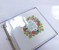 Álbum de Fotos Personalizado Yicheng con Cubierta de PU/Tela 3D y Almacenamiento para Fotos