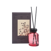 Diffuseur d'huiles essentielles AIKUN 150 ml en verre, coffret cadeau exquis, étiquette personnalisée, écologique, aromathérapie, entrée, ambiance chaleureuse et accueillante