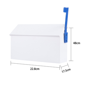 Boîtes <span class=keywords><strong>aux</strong></span> <span class=keywords><strong>lettres</strong></span> murales en acier inoxydable personnalisées MB034 pour l'extérieur avec serrures intelligentes pour usage en jardin - Product Image 2