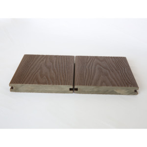 Cubierta sólida moderna ecológica WPC para exteriores con Superficie cepillada antideslizante Instalación de clic para patio de jardín y almacén - Product Image 2
