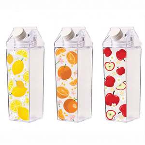 Expédition rapide, gobelet personnalisé, bouteilles en plastique transparentes pour boire de l'eau avec emballage en boîte - Product Image 5