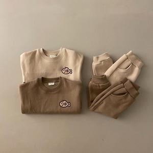 Ensembles de vêtements pour garçons et filles automne 2022, mode enfant, hauts à manches longues décontractés pour bébés + pantalons, ensembles 2 pièces, vêtements de sport pour enfants - Product Image 5