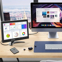 Écran secondaire de bureau miniature de 8,8 pouces, écran USB Type C pour configuration de jeu sur PC