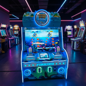 Máquina de Pesca Arcade Treasure Island para 2 Jugadores, Operada con Monedas, Juego de Pesca con Premios, 350W - Product Image 3