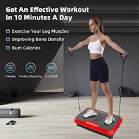 Mini Plateforme Vibrante de Fitness, Appareil d'Exercice à Vibration, Drainage Lymphatique, Shaker Corporel Complet pour Entraînement et Perte de Poids