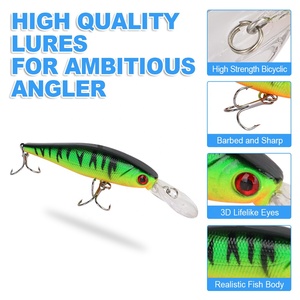 Mồi câu cá biển thép YUEYANG bán chạy, mắt 3D, kiểu cá con, dùng cho câu cá nước mặn, mồi câu hiệu quả. - Product Image 2