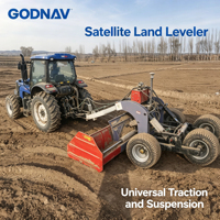 Niveleuse de terrain agricole de luxe à grande flèche courbée PWBH400 pour tracteurs de ≥150 CV – Idéale pour l'agriculture industrielle