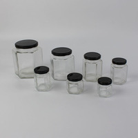 Hexagonale Tarros Molde De Envases De Vidrio Par Velas Pote Par Bougie