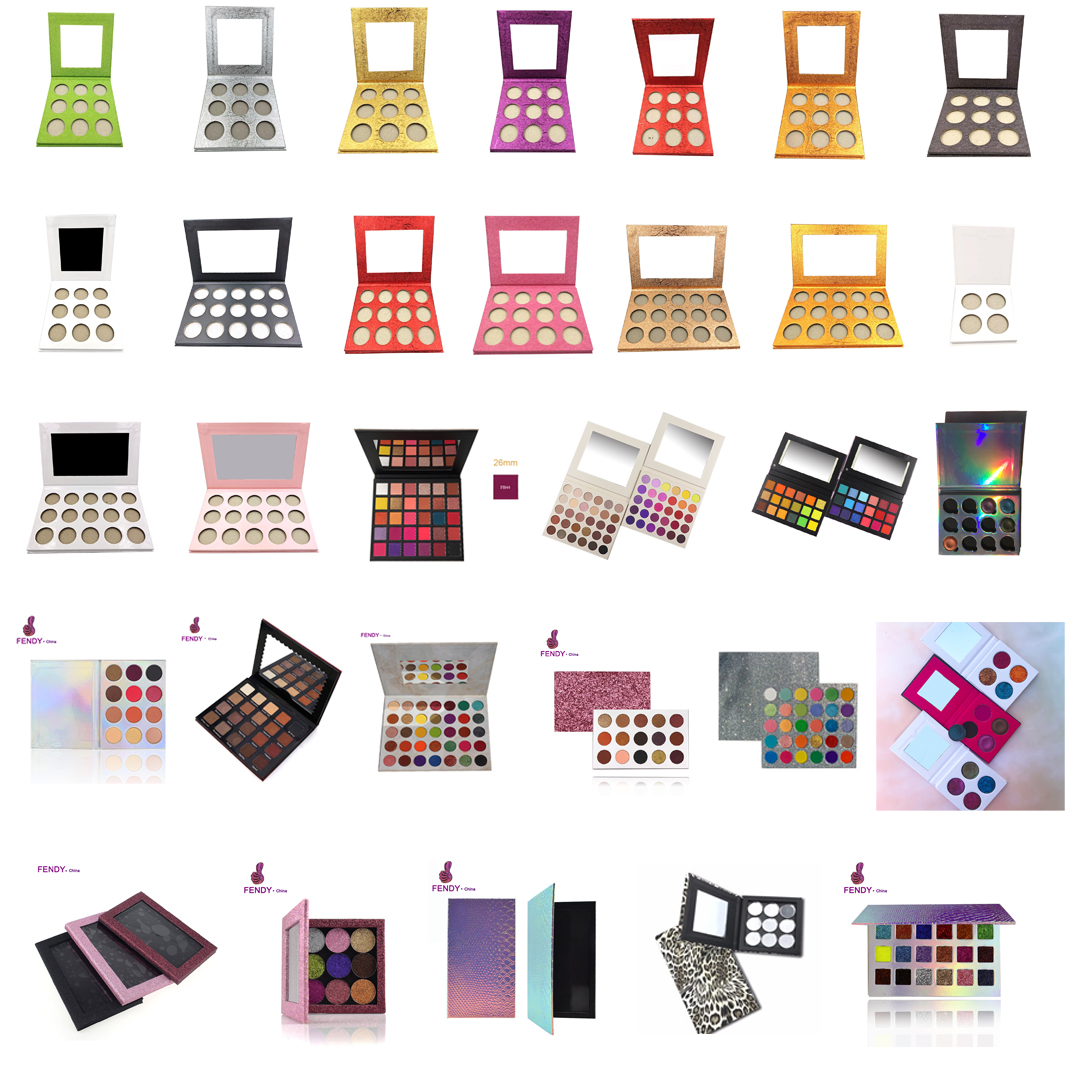 237 couleurs choisissent votre mat, miroitant, duochrome, ombre à paupières à paillettes faites votre propre maquillage palette de fard à paupières bricolage