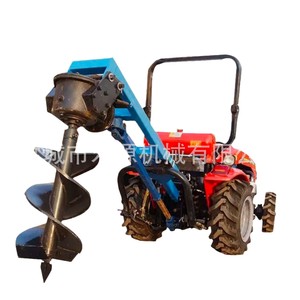 Earth <b>Auger</b> Tractor Mounted <b>Drill</b> With Spiral Bit For Tree Planting And Post Hole Digging - Product Image 1