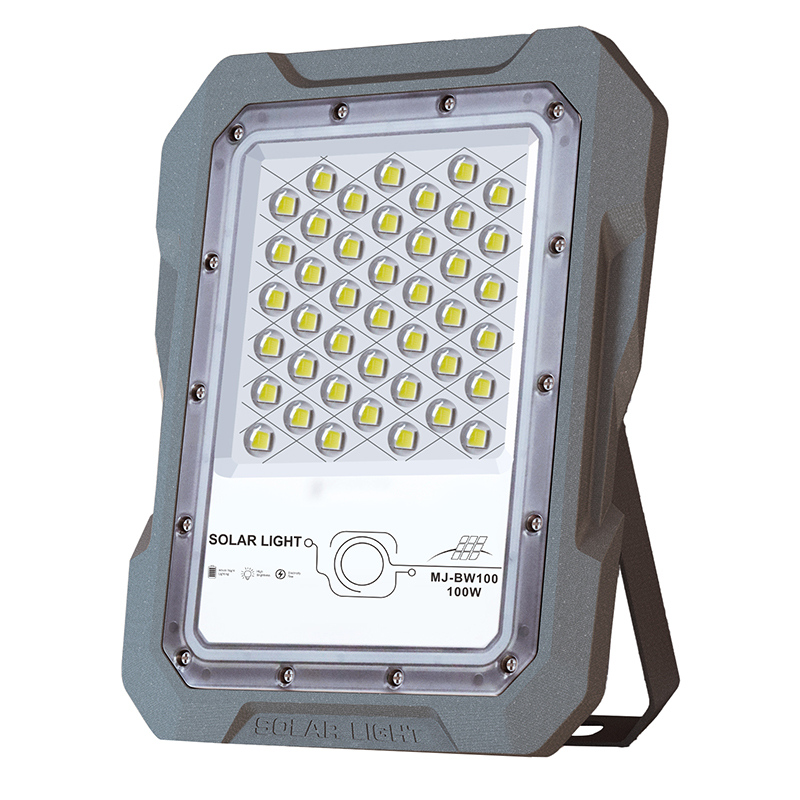 solar flood light warm white