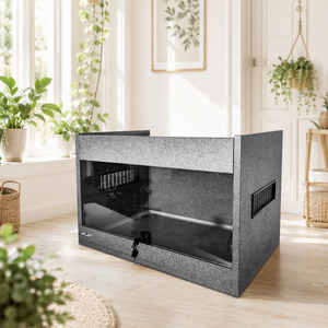 Terrario per Rettili Inodore con Porta Scorrevole Bloccabile e Accesso Superiore, Rete Laterale, Piccolo, per Serpenti di Mais, <span class=keywords><strong>Geco</strong></span> <span class=keywords><strong>Leopardino</strong></span>, Tritone - Product Image 3