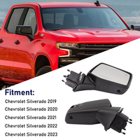 Rétroviseur de pièces de rechange de camion de capteur de température de verre d'angle mort pliant manuel de puissance pour Chevrolet Sliverado 2019-2023